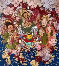 清华才女文那最新签名版画唐卡来了,还不快抢