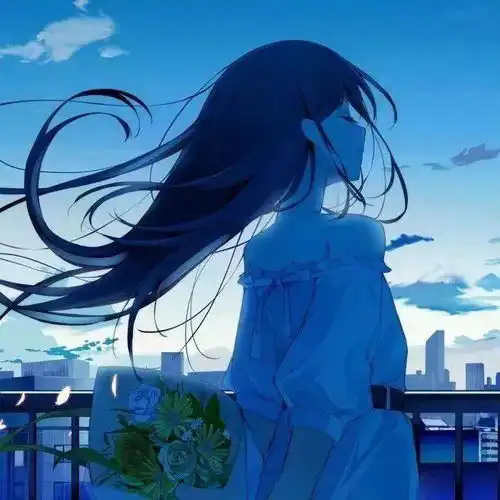 二次元女生抑郁头像动漫