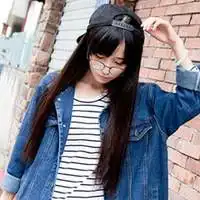 我没冲你笑请别给我闹可爱小清新女生头像