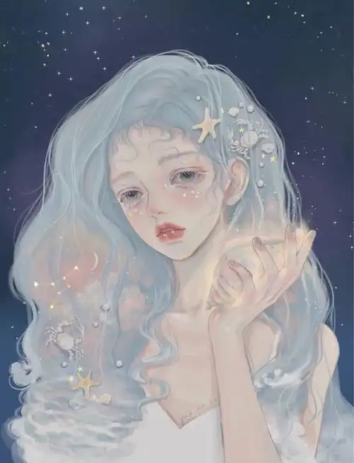 双子座头像女生唯美图片