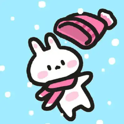 卡通兔子头像呆萌兔子图片萌萌哒