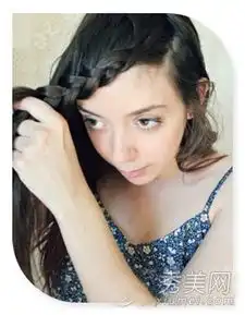 超简单花环盘发教程唯美浪漫气质女神必备