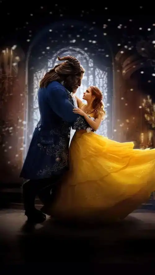 美女与野兽真人版上映,截屏都能当壁纸