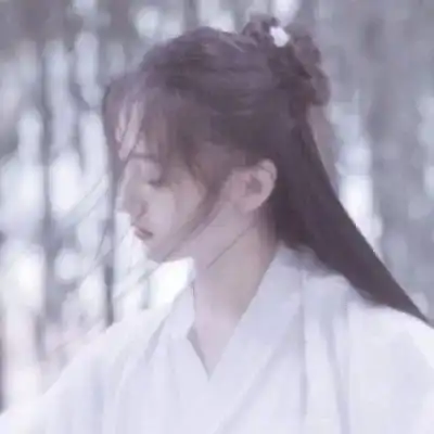 林弦蓝色系唯美古风女头