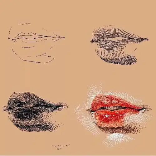 水彩肖像,好漂亮的美女姐姐,看一眼就爱上这画风...