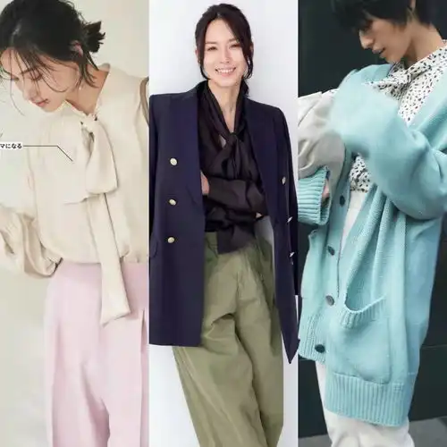 想拥有春夏的优雅女人味,一件飘带衬衫就足够,高级感如此简单