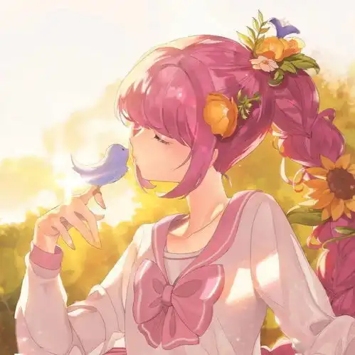 唯美动漫女生头像若人间有情那是开始也是尽头