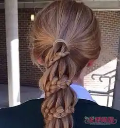 手巧女生扎头发要有挑战性5款女生创意扎发有点难我只会最后一款