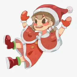 圣诞节q版可爱小女孩素材图片素材其他格式下载动漫人物大全