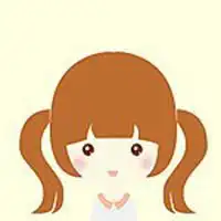 扎辫子女生头像卡通微信头像图片大全