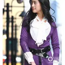 时尚达人巧扮知性女郎