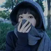 qq可爱小女孩头像口罩