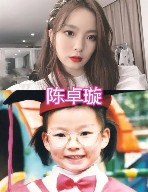 硬糖少女小时候的样子,王艺瑾从小爱美,张艺凡笑容憨憨,希林超可爱女生