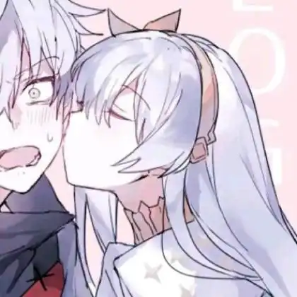 伤感卡通情侣头像,背后搂着你当面换着你