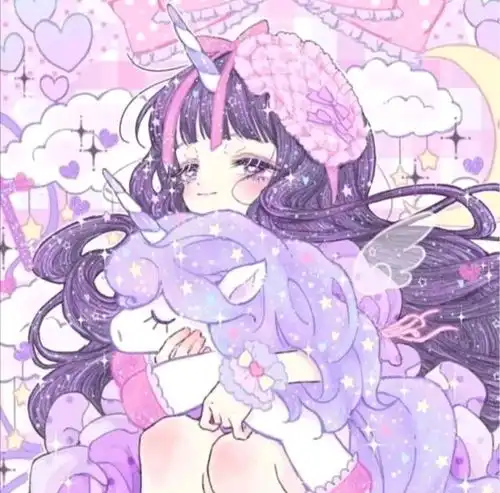 卡通动漫闺蜜头像可爱