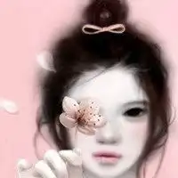 韩国手绘插画女生头像微信头像图片大全