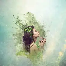 平面设计创意拼贴美女插画海报效果制作2