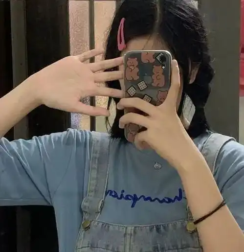 不露脸女生头像如果生活很苦的话就做个甜甜的梦蓝色系女头