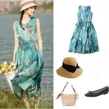 夏天穿棉麻裙更好看学会这3种搭配,穿出优雅文艺范