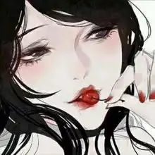 二次元头像女高冷霸气黑