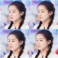 美女迪丽热巴个性头像漂亮的人气小花