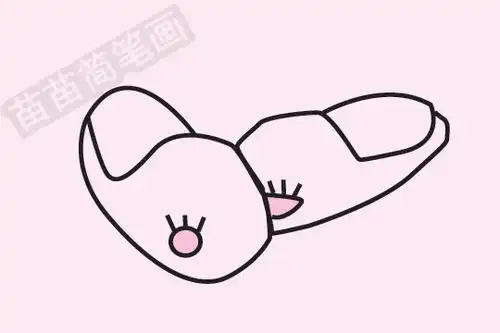 棉拖鞋简笔画图片大全教程