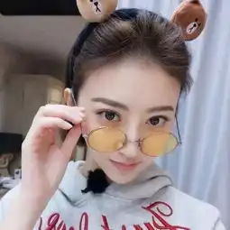 戴眼镜美女卡通头像李小