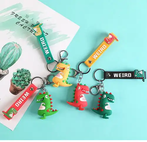 韩版卡通钥匙扣挂件女学生可爱新款网红蒙奇奇车钥匙绳送女友礼物