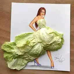 一位帅哥用最常见的物品做出最美的裙子,女人看了都流口水