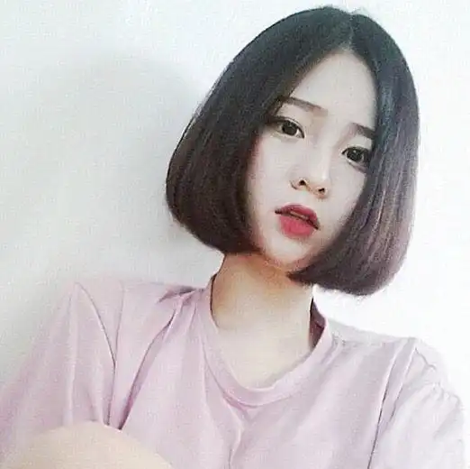 圆脸可爱女生头像
