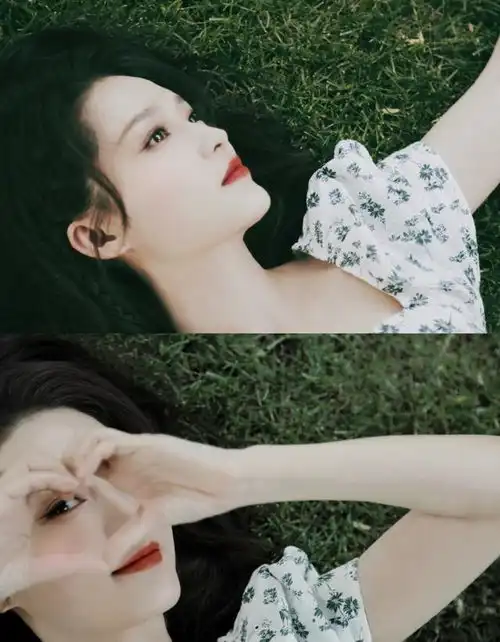 碎花裙运动鞋,才是夏天最减龄的穿搭组合,李沁也爱穿