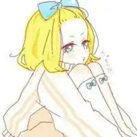 卡通头像女孩可爱呆萌白