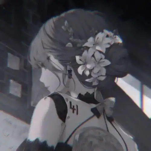 好看的彼岸花头像女生黑