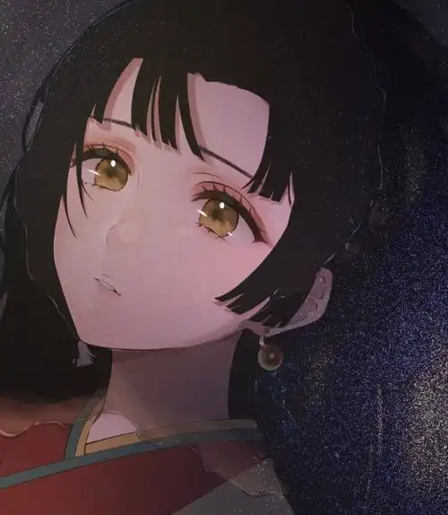 唯美的少女插画,描绘出柔美的一面,更透露出柔美背后的坚韧气质