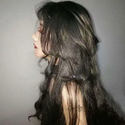 女生头像侧脸温柔邻家