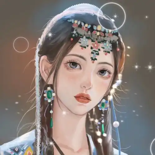 森女头像文艺范手绘仙女