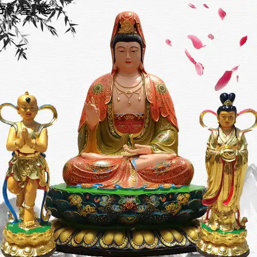 泰山老奶奶神像相貌慈祥手抱婴儿送子娘娘神像仪态庄严观音菩萨神像
