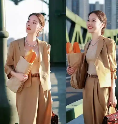 有品位的中年女人,秋季都离不开棕色系穿搭成熟优雅又显好气质
