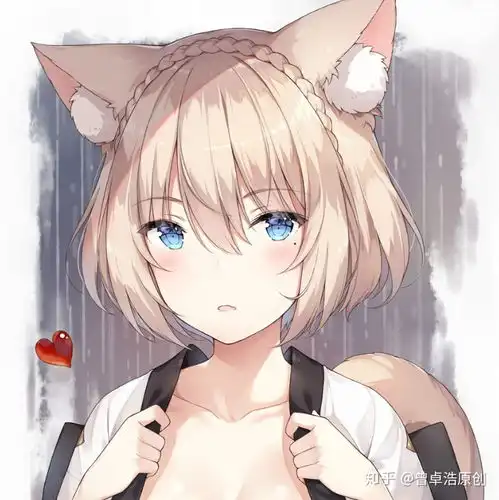 兽耳娘天下第一中国画师阑之信的插画作品