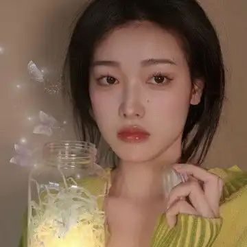 女生头像ins部位卷曲