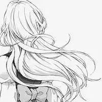 求qq动漫黑白女生头像