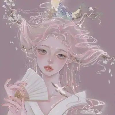 唐崎夜雨少女插画头像crg卡通动漫头像我要个性网