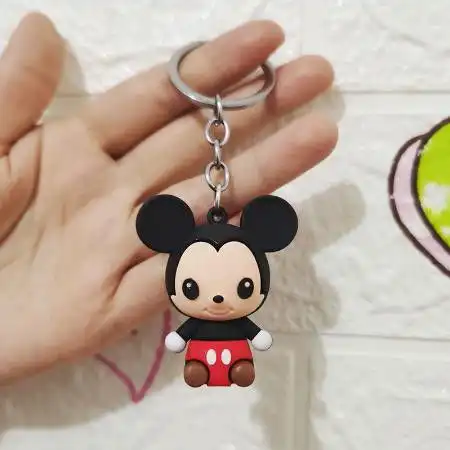 韩版卡通钥匙扣挂件女学生可爱新款网红蒙奇奇车钥匙绳送女友礼物