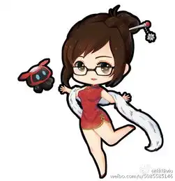 守望先锋玩家作品英雄小美q版头像萌到爆
