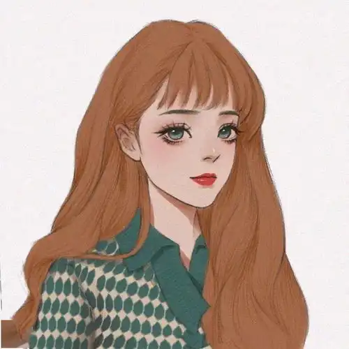 插画女头像酷微信