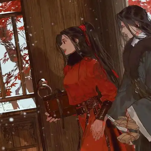 超甜的古风情侣头像来啦