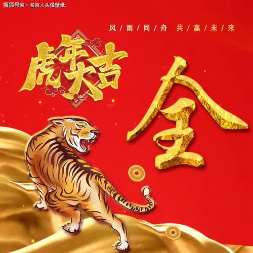 纯金豪华姓氏头像,20张打造你的专属标志,喜庆红色中国风
