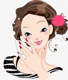 卡通美妆美女美甲素材图片免费下载高清psd千库网图片编号95897