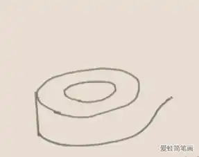 简笔画头像女生ins胶带
