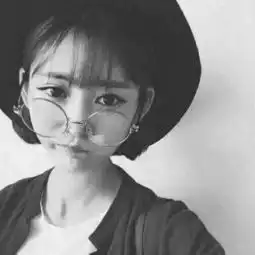 黑色高清女头像石二群